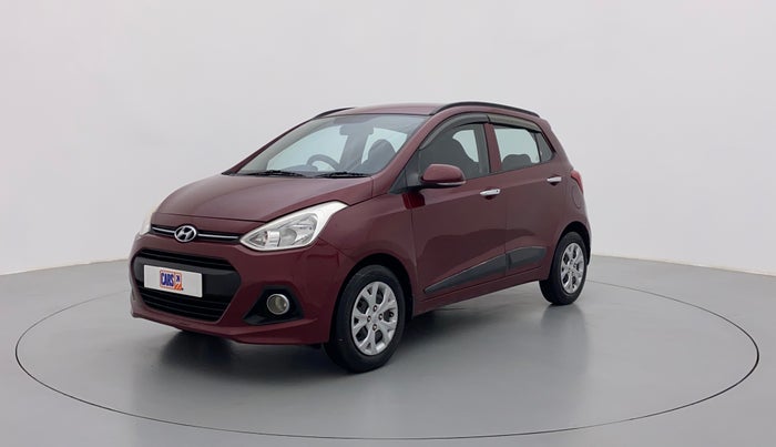 2014 Hyundai Grand i10 SPORTZ 1.2 KAPPA VTVT, Petrol, Manual, 83,090 km, Left Front Diagonal
