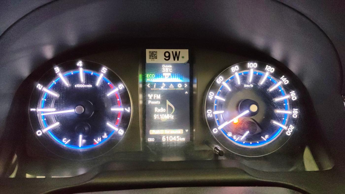 2022 Toyota Innova Crysta 2.7 ZX AT 7 STR, Petrol, Automatic, 61,002 km, Odometer Image