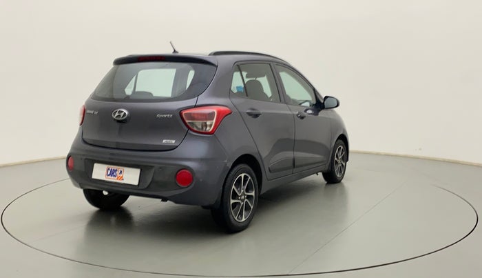 2017 Hyundai Grand i10 SPORTZ (O) AT 1.2 KAPPA VTVT, Petrol, Automatic, 33,077 km, Right Back Diagonal