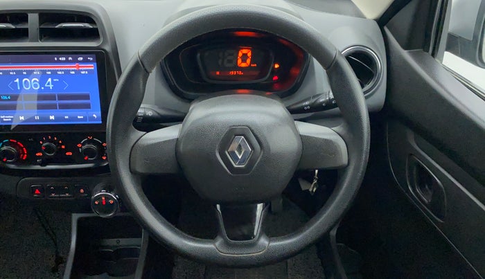 2017 Renault Kwid RXT 1.0 EASY-R  AT, Petrol, Automatic, 19,419 km, Steering Wheel Close Up