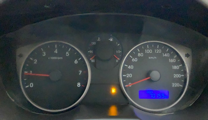 2013 Hyundai i20 MAGNA (O) 1.2, Petrol, Manual, 70,894 km, Odometer Image