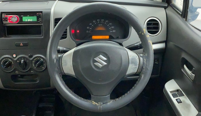 2011 Maruti Wagon R 1.0 LXI, Petrol, Manual, 55,061 km, Steering Wheel Close Up