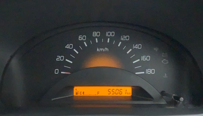 2011 Maruti Wagon R 1.0 LXI, Petrol, Manual, 55,061 km, Odometer Image