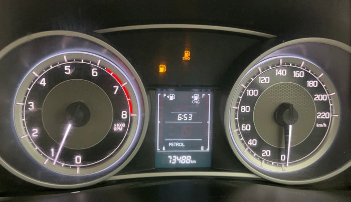 2022 Maruti Dzire VXI CNG, CNG, Manual, 73,464 km, Odometer Image