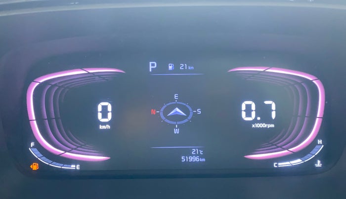 2022 KIA CARENS LUXURY PLUS 1.4 PETROL DCT 7 STR, Petrol, Automatic, 51,950 km, Odometer Image