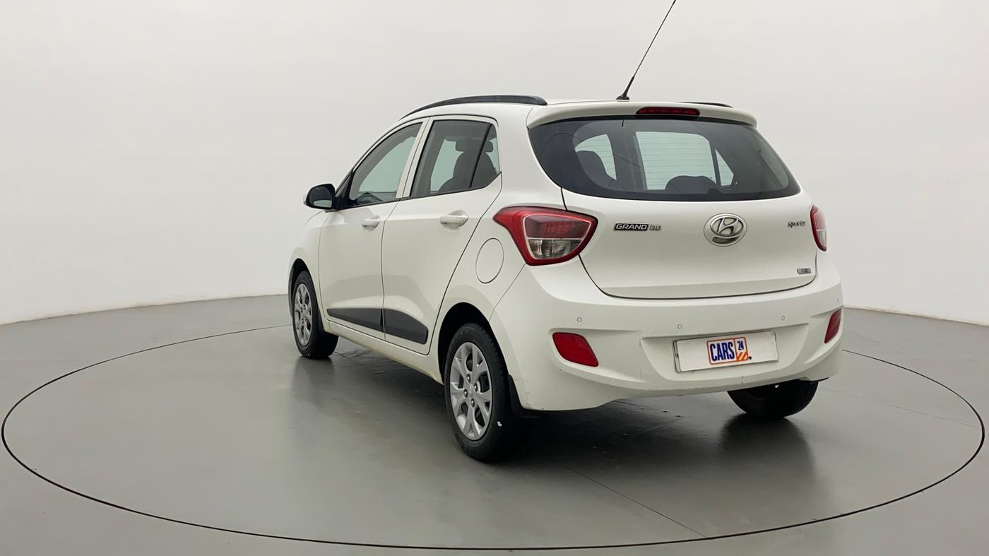 2016 Hyundai Grand i10 SPORTZ 1.2 KAPPA VTVT, Petrol, Manual, 19,416 km, Left Back Diagonal