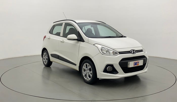 2016 Hyundai Grand i10 SPORTZ 1.2 KAPPA VTVT, Petrol, Manual, 19,416 km, Right Front Diagonal