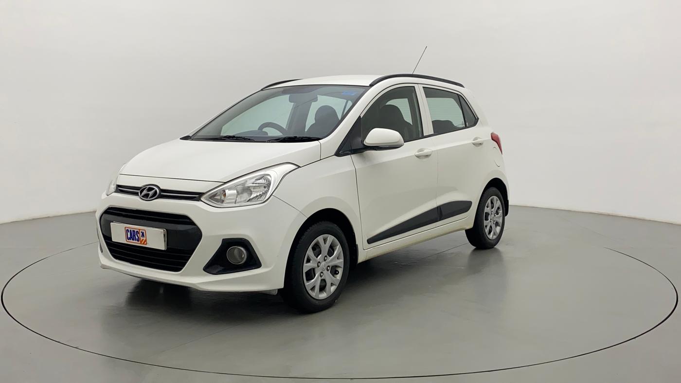 2016 Hyundai Grand i10 SPORTZ 1.2 KAPPA VTVT, Petrol, Manual, 19,416 km, Left Front Diagonal