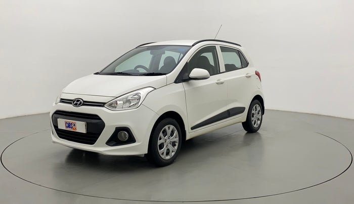 2016 Hyundai Grand i10 SPORTZ 1.2 KAPPA VTVT, Petrol, Manual, 19,416 km, Left Front Diagonal