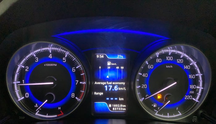 2017 Maruti Baleno ALPHA PETROL 1.2, Petrol, Manual, 83,733 km, Odometer Image