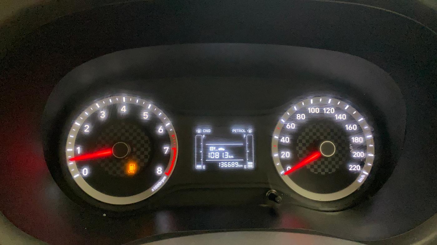 2022 Hyundai AURA S 1.2 CNG, CNG, Manual, 1,36,686 km, Odometer Image