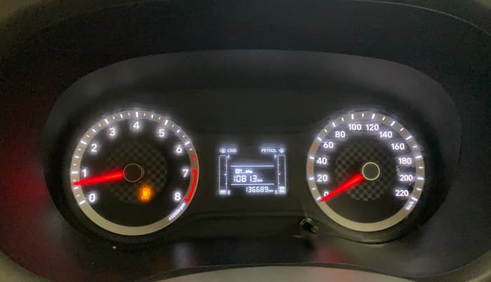 2022 Hyundai AURA S 1.2 CNG, CNG, Manual, 1,36,686 km, Odometer Image