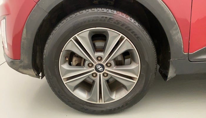 2017 Hyundai Creta SX PLUS AT 1.6 PETROL, Petrol, Automatic, 86,385 km, Left Front Wheel