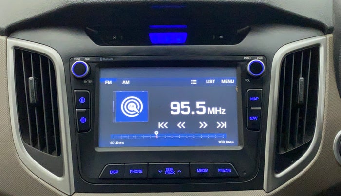 2017 Hyundai Creta SX PLUS AT 1.6 PETROL, Petrol, Automatic, 86,385 km, Infotainment System