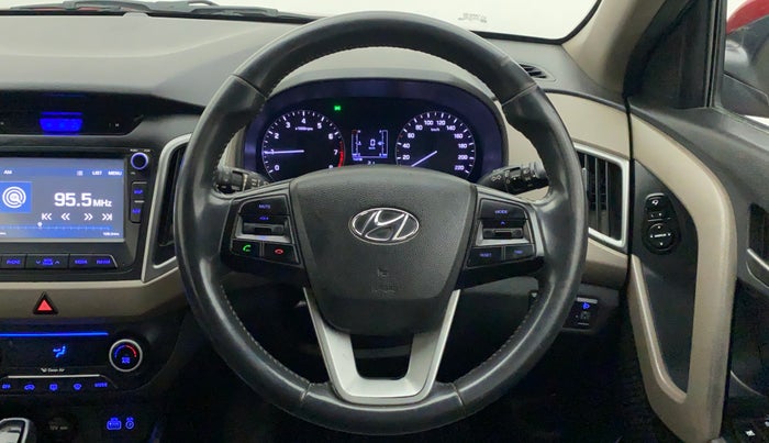2017 Hyundai Creta SX PLUS AT 1.6 PETROL, Petrol, Automatic, 86,385 km, Steering Wheel Close Up