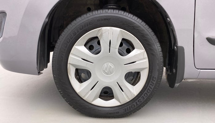 2013 Maruti Wagon R 1.0 VXI, Petrol, Manual, 67,593 km, Left Front Wheel