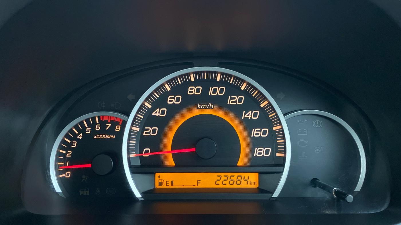 2015 Maruti Wagon R 1.0 VXI, Petrol, Manual, 22,684 km, Odometer Image