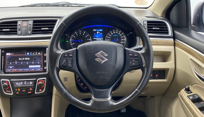 2020 Maruti Ciaz ALPHA 1.5 MT VTVT SHVS, Petrol, Manual, 68,837 km, Steering Wheel Close Up