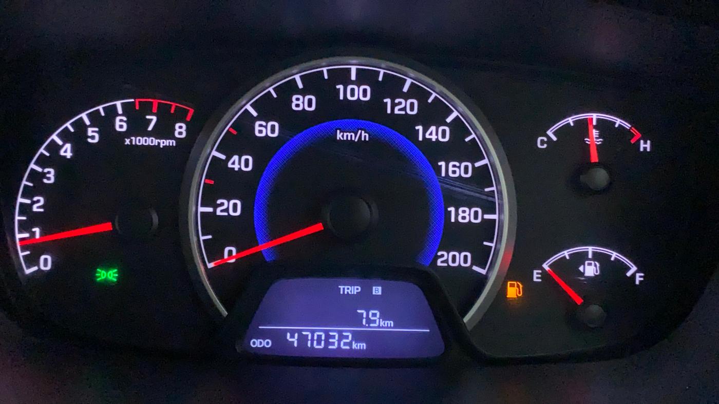 2018 Hyundai Grand i10 SPORTZ 1.2 KAPPA VTVT, CNG, Manual, 47,253 km, Odometer Image