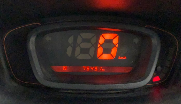 2017 Renault Kwid CLIMBER 1.0 AMT, Petrol, Automatic, 75,450 km, Odometer Image