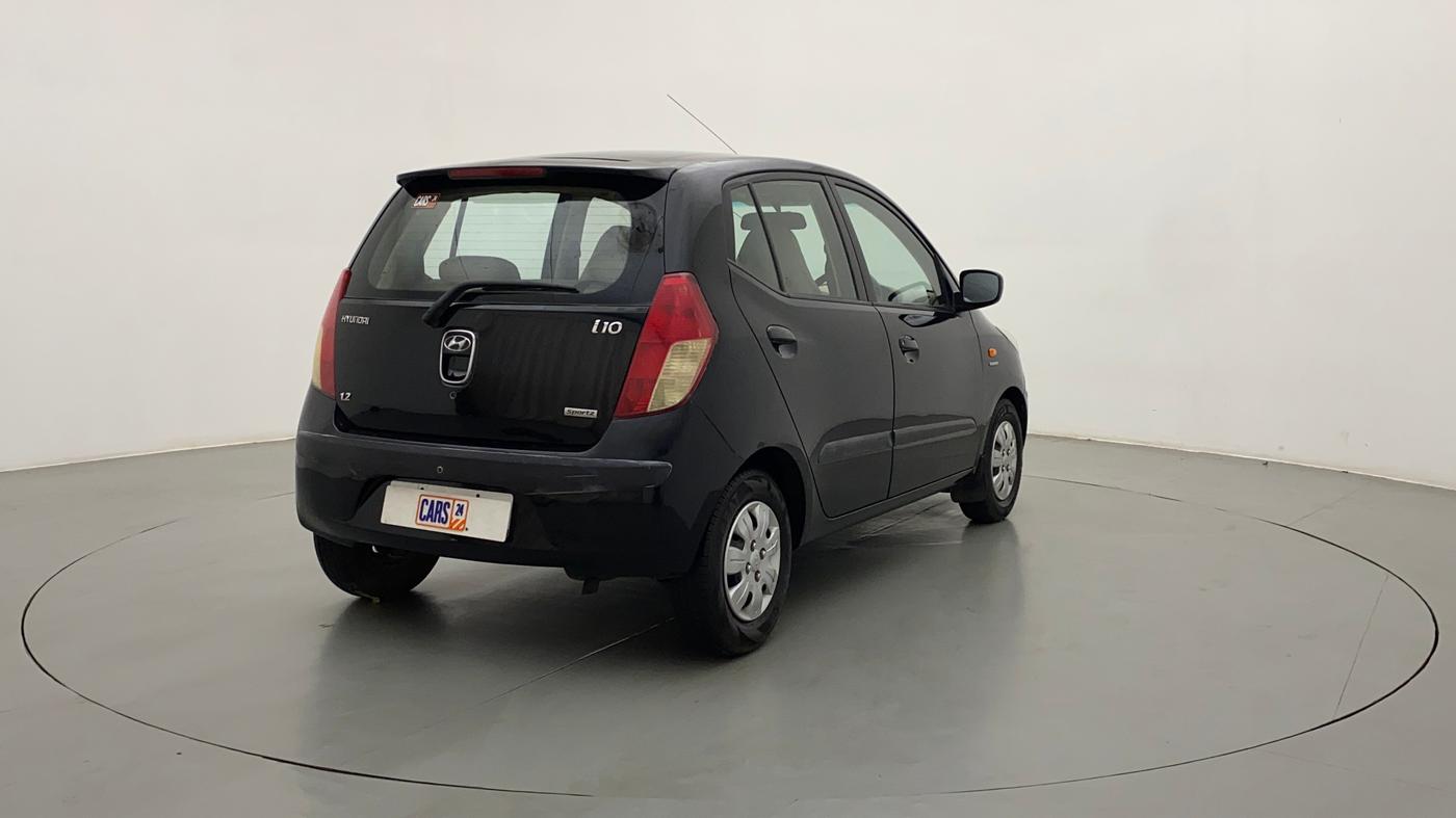 2010 Hyundai i10 SPORTZ 1.2, Petrol, Manual, 92,421 km, Right Back Diagonal