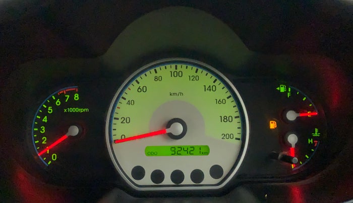 2010 Hyundai i10 SPORTZ 1.2, Petrol, Manual, 92,421 km, Odometer Image