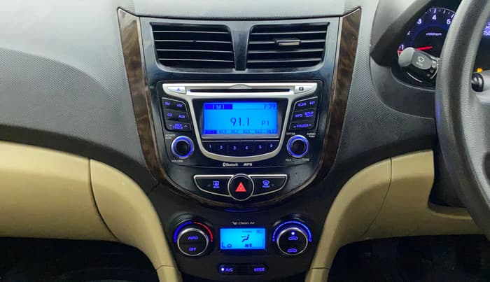 2012 Hyundai Verna FLUIDIC 1.6 VTVT EX, Petrol, Manual, 75,776 km, Air Conditioner