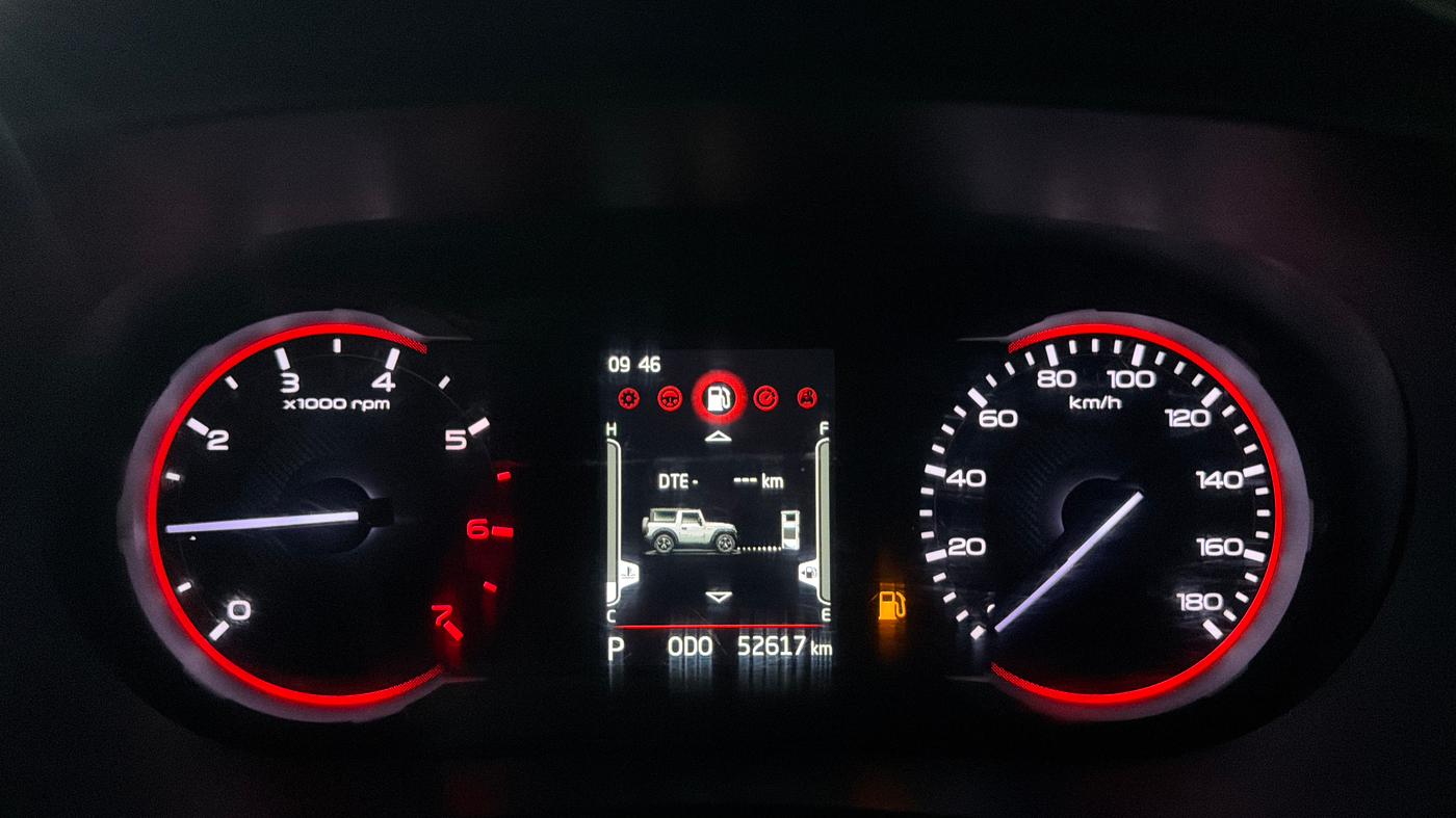 2021 Mahindra Thar LX PETROL HT 4WD AT, Petrol, Automatic, 52,617 km, Odometer Image