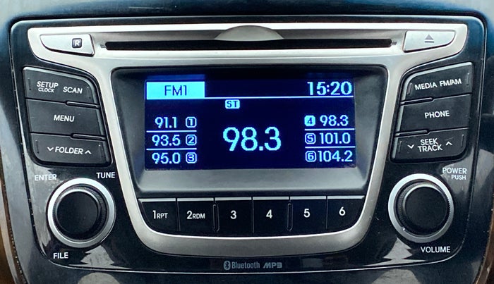 2016 Hyundai Verna FLUIDIC 1.6 VTVT S, Petrol, Manual, 25,370 km, Infotainment System