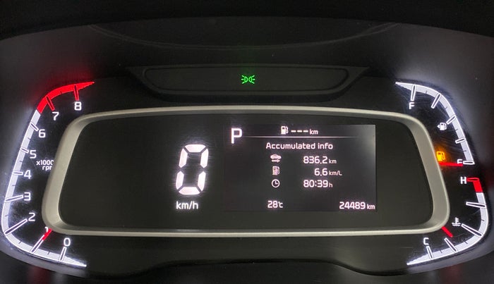 2020 KIA SONET GTX PLUS DCT 1.0, Petrol, Automatic, 24,809 km, Odometer Image