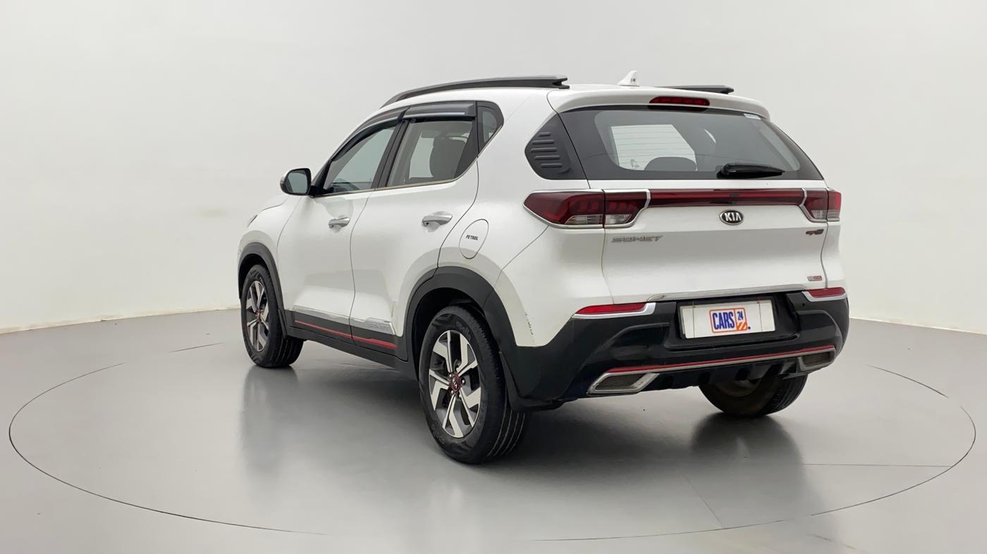 2020 KIA SONET GTX PLUS DCT 1.0, Petrol, Automatic, 24,809 km, Left Back Diagonal