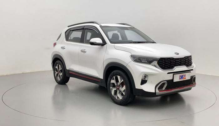 2020 KIA SONET GTX PLUS DCT 1.0, Petrol, Automatic, 24,809 km, Right Front Diagonal