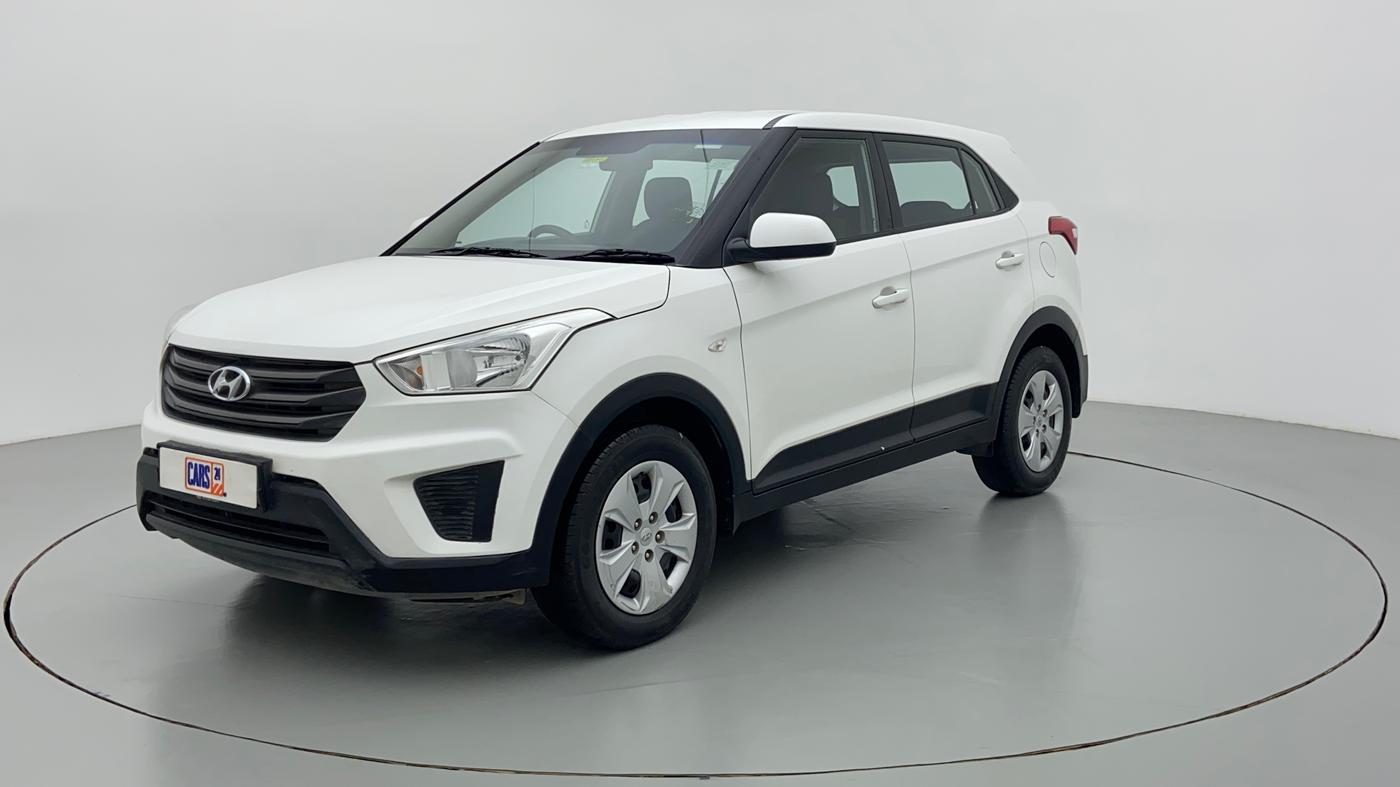 2016 Hyundai Creta BASE 1.6 PETROL, Petrol, Manual, 1,15,873 km, Left Front Diagonal