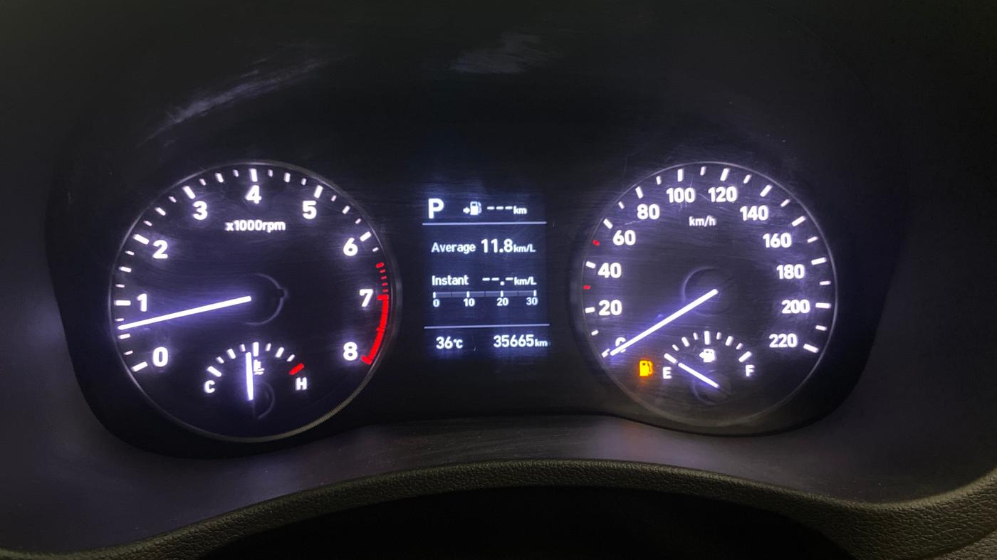 2018 Hyundai Verna 1.6 VTVT SX (O) AT, Petrol, Automatic, 35,642 km, Odometer Image