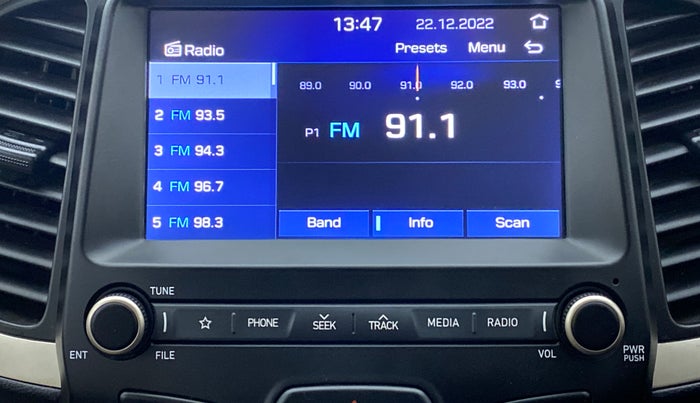 2022 Hyundai NEW SANTRO SPORTZ AMT, Petrol, Automatic, 4,666 km, Infotainment System