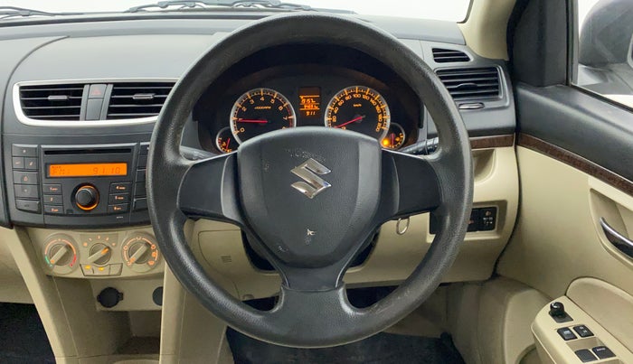 2013 Maruti Swift Dzire VXI, Petrol, Manual, 94,691 km, Steering Wheel Close Up