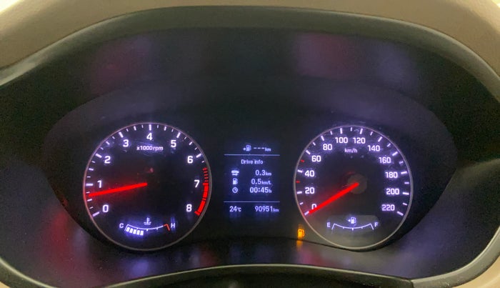 2019 Hyundai Elite i20 ASTA 1.2 (O), Petrol, Manual, 90,928 km, Odometer Image