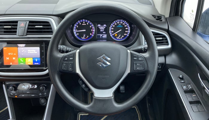 2022 Maruti S Cross ZETA SHVS PETROL, Petrol, Manual, 7,584 km, Steering Wheel Close Up