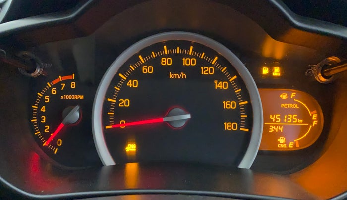 2018 Maruti Celerio VXI CNG, CNG, Manual, 45,122 km, Odometer Image