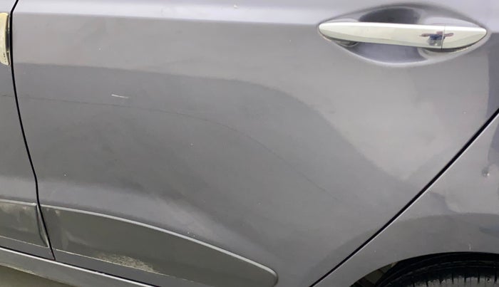 2013 Hyundai Grand i10 SPORTZ 1.2 KAPPA VTVT, Petrol, Manual, 90,972 km, Rear left door - Slightly dented