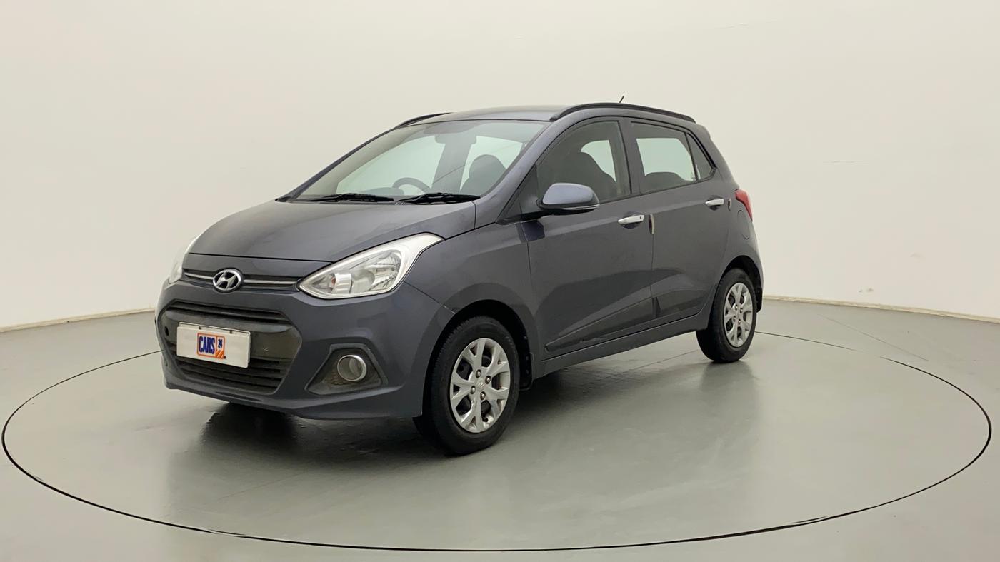 2013 Hyundai Grand i10 SPORTZ 1.2 KAPPA VTVT, Petrol, Manual, 90,972 km, Left Front Diagonal
