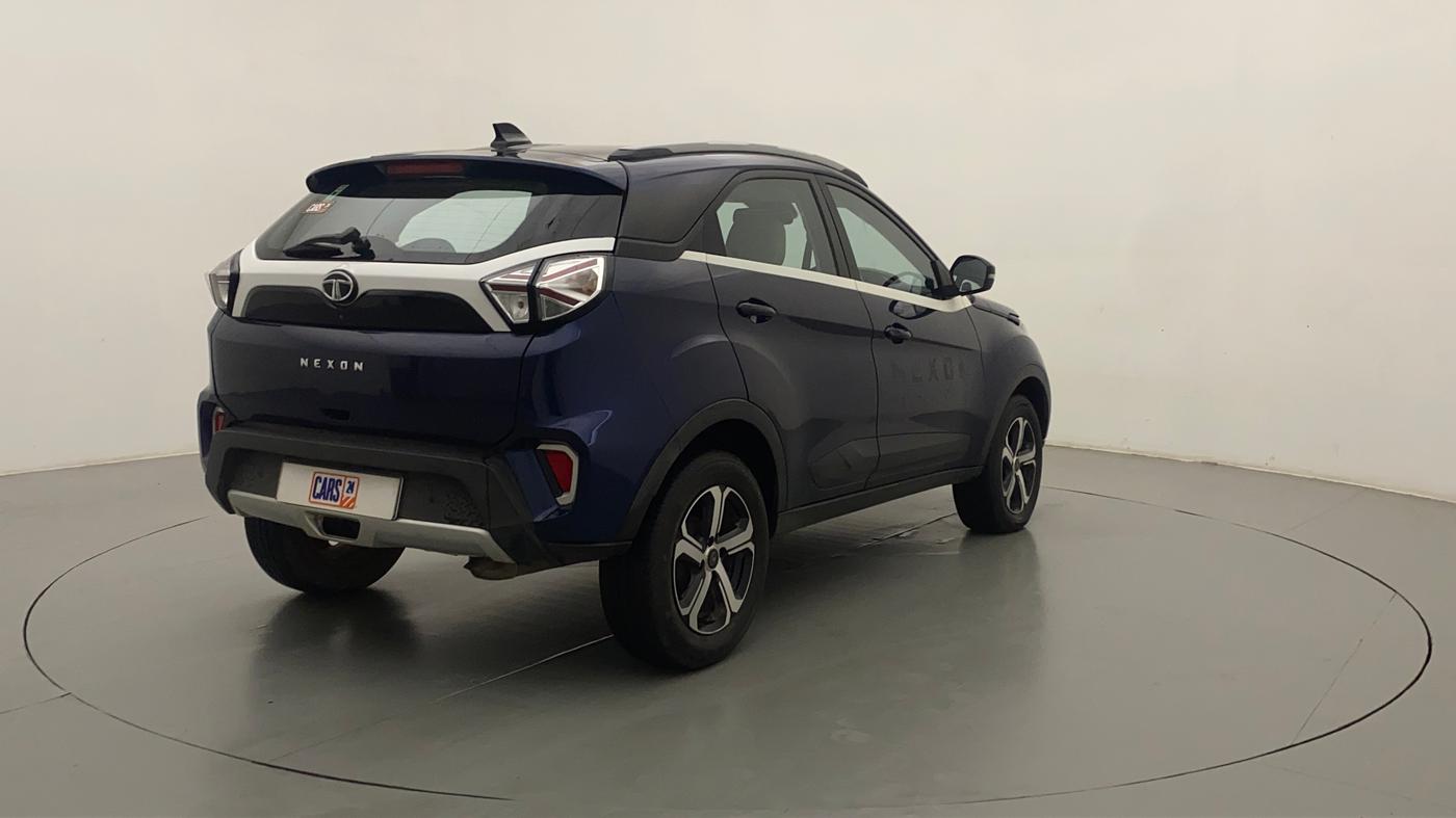 2022 Tata NEXON XZ PLUS PETROL SUNROOF, Petrol, Manual, 35,275 km, Right Back Diagonal