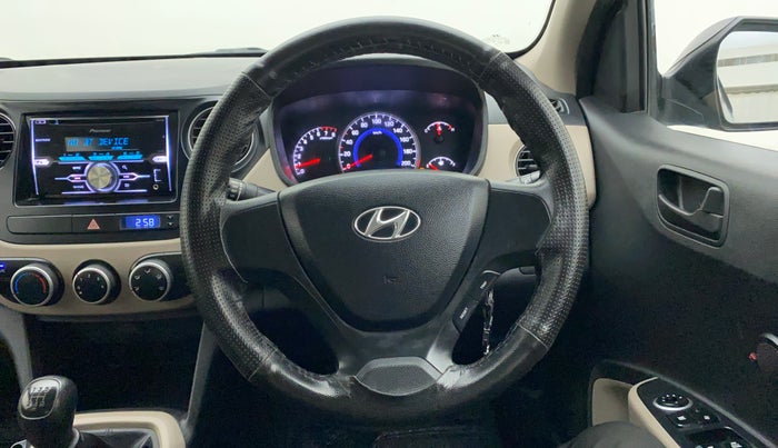 2015 Hyundai Grand i10 MAGNA 1.2 KAPPA VTVT, Petrol, Manual, 28,070 km, Steering Wheel Close Up