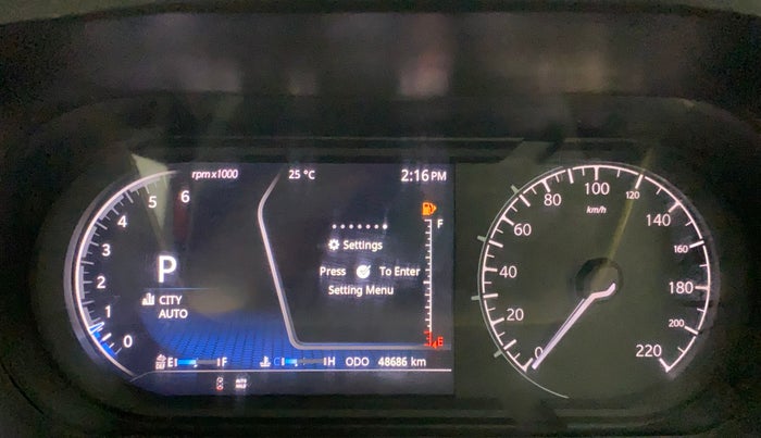 2022 Tata Safari XZA PLUS GOLD, Diesel, Automatic, 48,686 km, Odometer Image