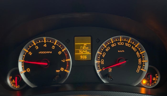 2014 Maruti Swift Dzire VXI 1.2 BS IV, Petrol, Manual, 75,369 km, Odometer Image