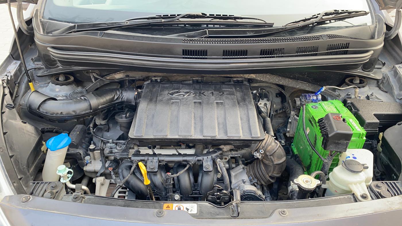 2018 Hyundai Grand i10 ASTA 1.2 KAPPA VTVT, Petrol, Manual, 34,002 km, Engine View