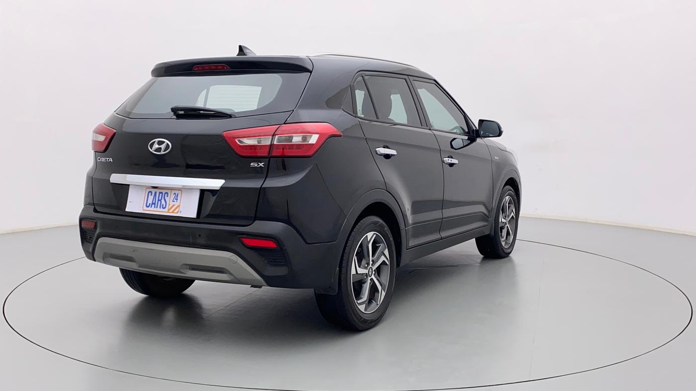 2019 Hyundai Creta SX AT 1.6 DIESEL, Diesel, Automatic, 94,329 km, Right Back Diagonal