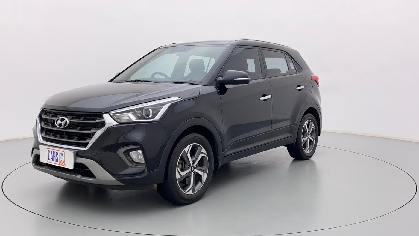 2019 Hyundai Creta SX AT 1.6 DIESEL, Diesel, Automatic, 94,329 km, Left Front Diagonal