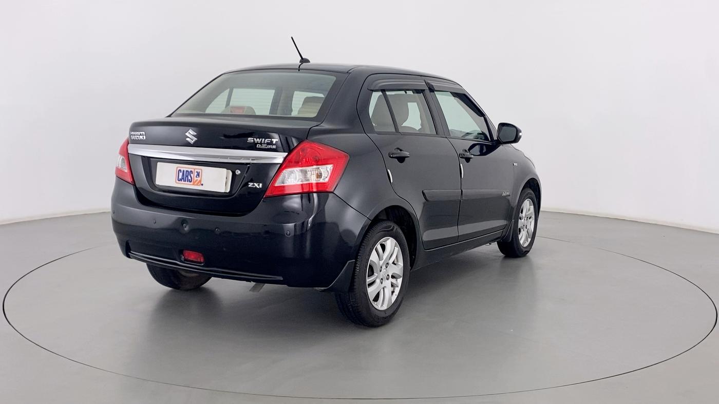 2013 Maruti Swift Dzire ZXI 1.2 BS IV, Petrol, Manual, 77,458 km, Right Back Diagonal