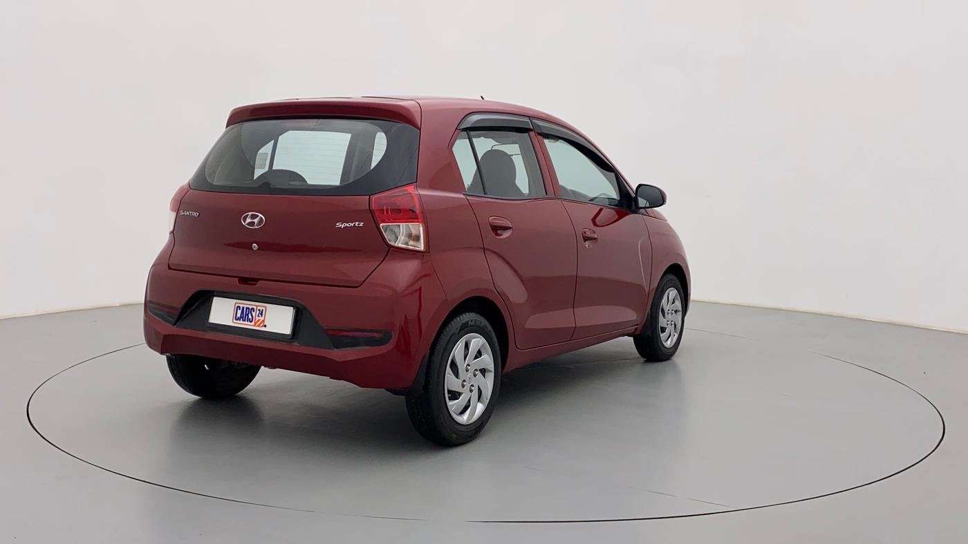 2018 Hyundai NEW SANTRO SPORTZ 1.1, Petrol, Manual, 74,483 km, Right Back Diagonal